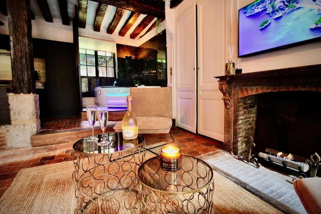 Le Spa Gustave - Sauna, Jacuzzi & Terrasse A Ρουέν Εξωτερικό φωτογραφία