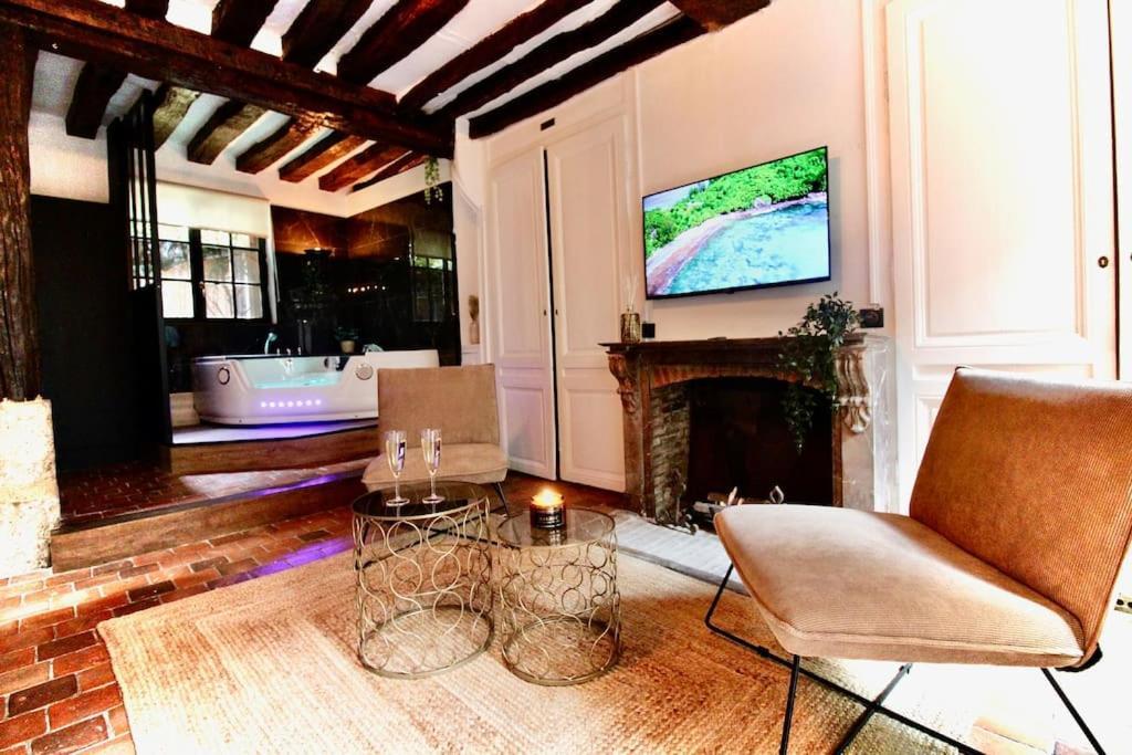 Le Spa Gustave - Sauna, Jacuzzi & Terrasse A Ρουέν Εξωτερικό φωτογραφία
